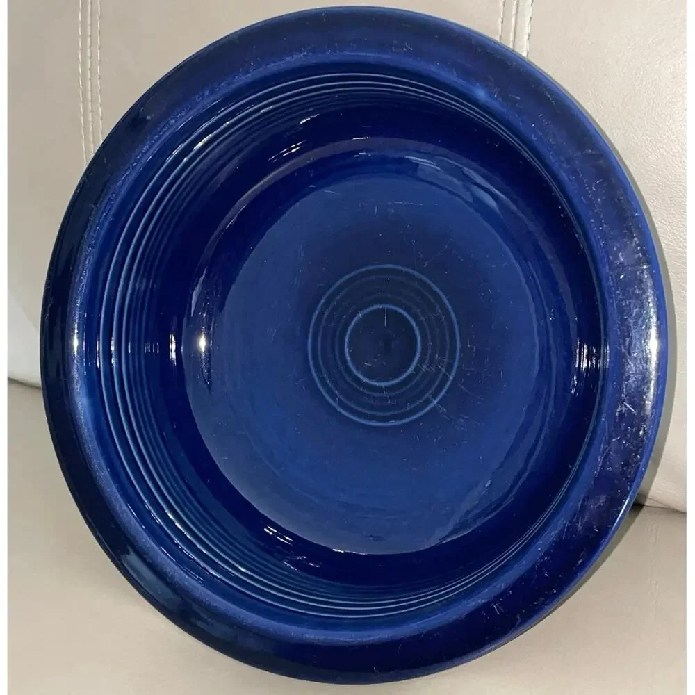 1940s Vintage Fiestaware Cobalt Blue Bowl - Rare 
